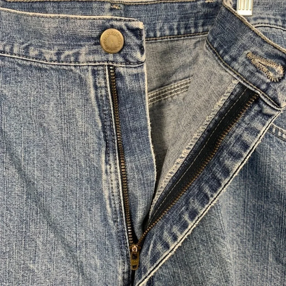 Wrangler Denim Carpenter Blue Jean Shorts Men's 40 Workwear Utility‎